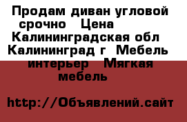 Продам диван угловой срочно › Цена ­ 7 000 - Калининградская обл., Калининград г. Мебель, интерьер » Мягкая мебель   